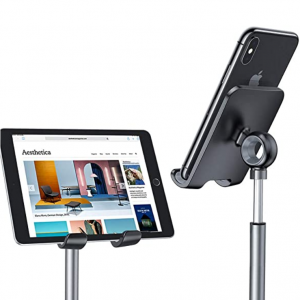 Extra $4.99 off Cell Phone Stand, Angle Height Adjustable LISEN Phone Stand for Desk @Amazon