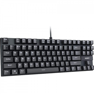 Amazon - AUKEY KM-G9 87鍵青軸機械鍵盤 ，折上7折