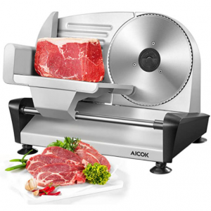 AICOK 7.5" 不锈钢不锈钢刀片 切肉机、电动切片机 @ Amazon