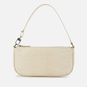BY FAR Women's Rachel Croco Bag - Cream