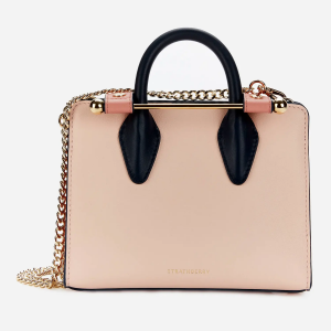 Strathberry Women's Nano Tri Colour Tote Bag - Soft Pink/Rose/Navy