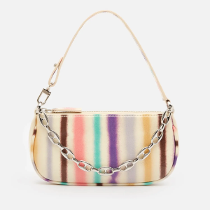 BY FAR Women's Mini Rachel Spray Shoulder Bag - Ivory