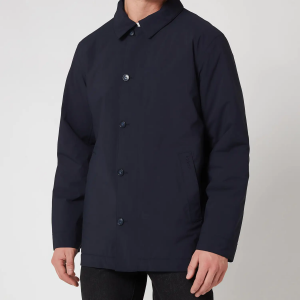 Barbour Tartan Men's Fawk Waterproof Jacket - Navy