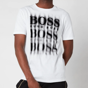BOSS Casual Men's Tblurry4 T-Shirt - White
