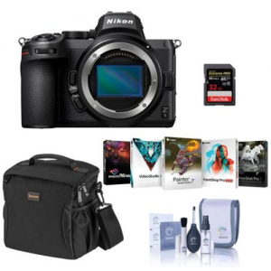 Nikon Z5 Mirrorless Camera Body Bundle with 32GB SD Card, Bag, PC Software & Acc @ Adorama