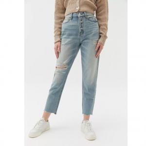 45% Off BDG High-Waisted Light Wash Slim Straight Jean @ Urban Outfitters