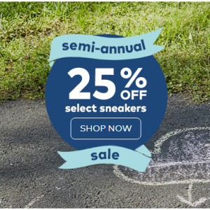 Semi-Annual Sale - 25% Off Select Sneaker Styles @ Stride Rite