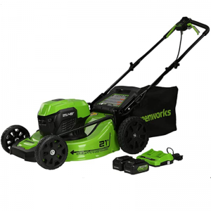 Greenworks 21英寸无刷除草机 带电池+充电器 @ Amazon