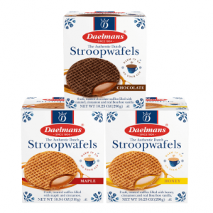 Daelmans Jumbo Stroopwafels (Chocolate, Honey or Maple) 64-Pack @ MorningSave 