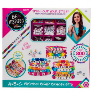 Cra-Z-Art Be Inspired ABC Fashion & Multi-Colored Bead Bracelet Studio @ Walmart 