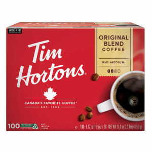 Tim Hortons 原味 Original Blend K-Cup 咖啡膠囊 100顆 @ Costco