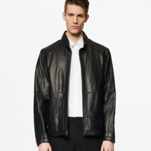 Andrew Marc Wiley Stand Collar 男士皮衣