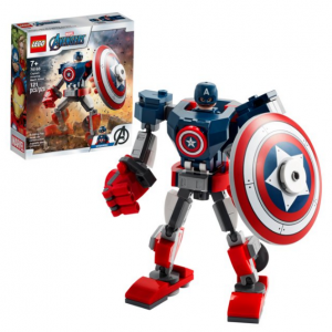 LEGO Marvel Avengers 超级英雄系列 76168 美国队长机甲 (121颗粒) @ Walmart