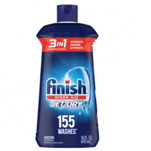 Finish Jet-Dry Rinse Aid, 16oz, Dishwasher Rinse Agent & Drying Agent @ Walmart