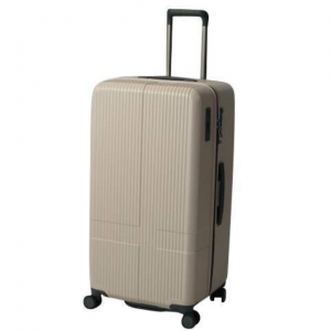 30％オフ大型スーツケース　９２Ｌ　ファスナー　キャリーケース　バニラ　イノベーター
