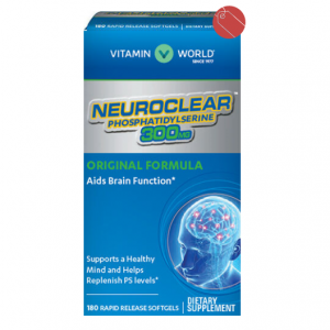Vitamin World® NeuroClear脑磷脂胶囊 180粒*300ml 脑黄金