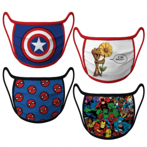 迪士尼布口罩,4个 – 漫威图案