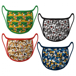 迪士尼布口罩,4个– 迪士尼朋友图案