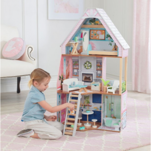 KidKraft Wooden Matilda Dollhouse with EZ Kraft™ Assembly with 23 Accessories Included @ Walmart 