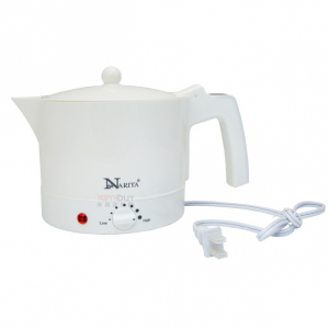 美国NARITA 便携式电热水壶(包括蒸汽架) 1.0L 可蒸鸡蛋煮汤和面条