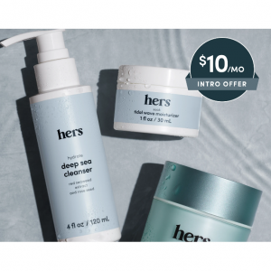 $10/mo For 2 Months Of The Clear Skin System @hers