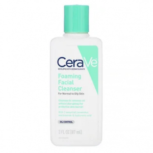 CeraVe, 泡沫洗面奶，3 液量盎司（87 毫升）