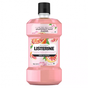Listerine 无酒精温和漱口水 葡萄柚玫瑰限定款 @ Target