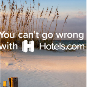 $5 off select hotels when you spend $50 or more @Hotels.com