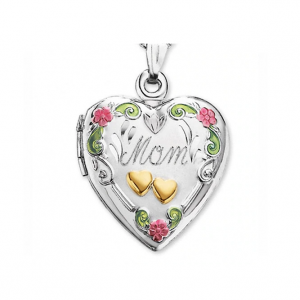 Zales "Mom" Heart 吊坠