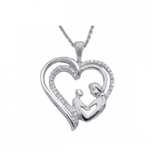 Zales 1/10 CT. T.W. Diamond 吊坠