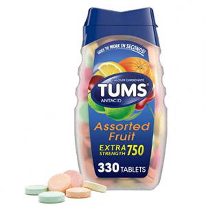 TUMS 胃酸咀嚼片 綜合果味 330粒 @ Amazon