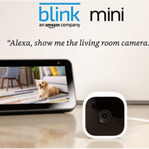 Amazon - Blink Mini 1080P全高清 室內監控安防攝像頭， 直降$25