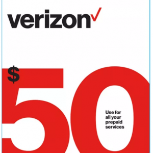 $5 off Verizon Wireless Prepaid Refill Card $50 @Target