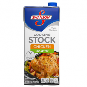 Swanson Unsalted Chicken Stock, 32 oz. (Pack of 12) @ Amazon