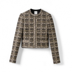 St. John Knits Metallic Boucle 格纹夹克