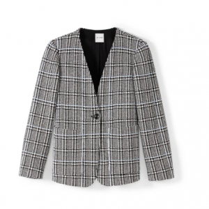 St. John Knits Plaid 格纹夹克