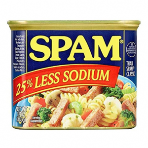 SPAM Less Sodium, 12 Oz (Pack Of 12) @ Amazon