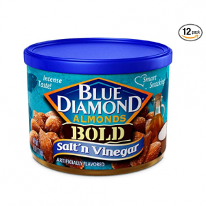 Blue Diamond Almonds, Bold Salt & Vinegar, 6 Ounce (Pack of 12) @ Amazon