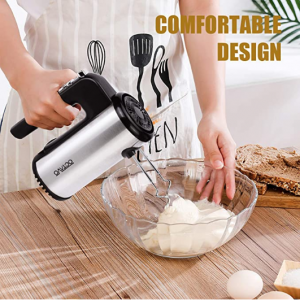 4.5折！OCTAVO 5速手持电动搅拌器 带4个搅拌头 @ Amazon