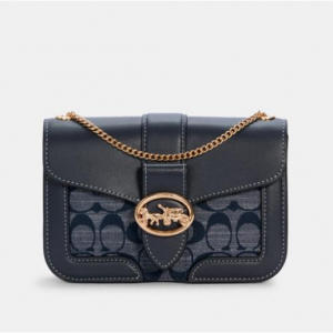 60% Off Coach Georgie Crossbody In Signature Chambray @ Coach Outlet