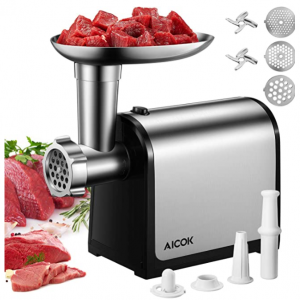 AICOK 2000w 電動絞肉機、灌腸機，送灌腸配件