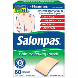 Salonpas Pain Relieving Patch - 60 Count @ Amazon
