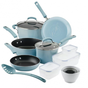 Rachael Ray 不粘锅19件炊具套装