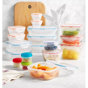 Lock n Lock Easy Essentials Color Mates 36件食品储存容器套装