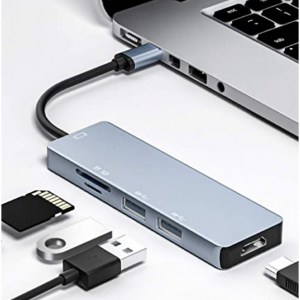 Amazon - Lemorele 5合1 USB-C 集线器 ，直降$8.10