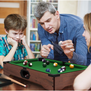 Hey! Play! Mini Tabletop Pool Set Billiards Game with Accessories @ Walmart 
