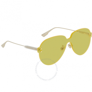 79% Off Dior Color Quake Yellow Shield Ladies Sunglasses @ JomaShop