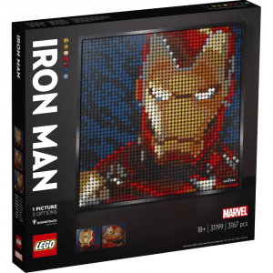  LEGO Art Marvel Studios Iron Man Wall Décor (31199) @ Zavvi 