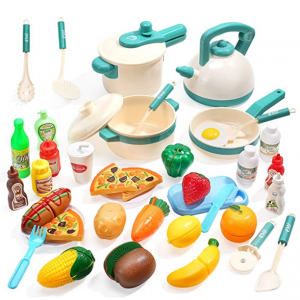 CUTE STONE 40件套兒童廚房玩具 @ Amazon