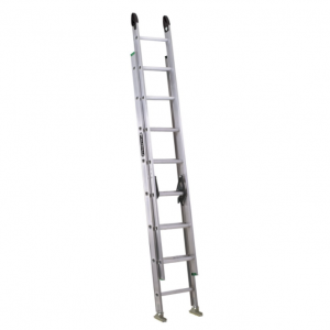 Louisville Ladder 16’ 铝制可伸缩梯子，, 最大承重225磅